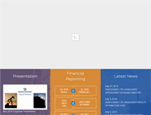 Tablet Screenshot of gearenergy.com